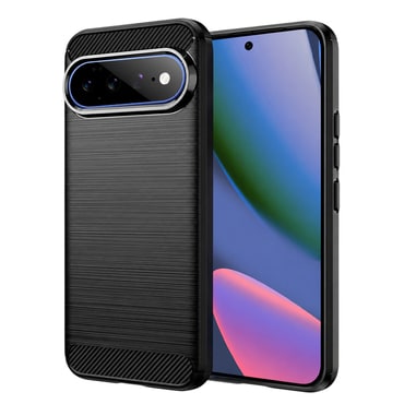 TPU gel maska "Brushed Carbon" za Google Pixel 11 Pro XL - crn