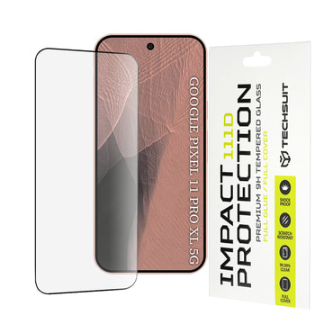 Premium 3D Full Body zaštitno staklo "Techsuit" za Google Pixel 11 Pro - crn