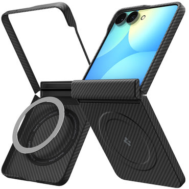 Maskica Spigen "Air Skin Aramid MagFit" za Samsung Galaxy Z Flip8 - black
