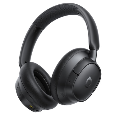 Bluetooth naglavne slušalice Baseus "Bass BH1 NC" BT 6.0 s ANC, 5-Mic ENC tehnologijom i Hi-Res zvukom - black