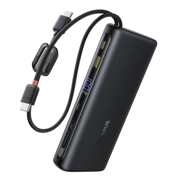 145W power bank Baseus "EnerFill FC41" 25000mAh, digitalni prikaz - cosmic black