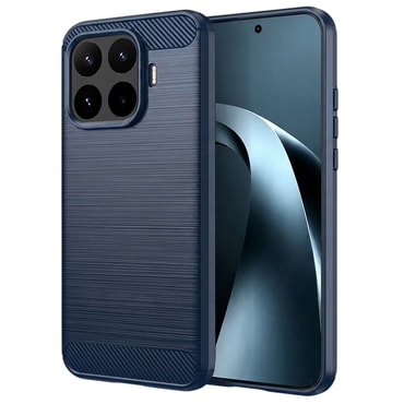 TPU gel maska "Brushed Carbon" za Xiaomi 17T Pro - plav