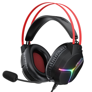 Naglavne slušalice Acefast "H16" s Hi-Fi zvukom i RGB osvjetljenjem - black