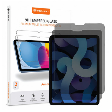2-pack privacy zaštitnih stakala Techsuit ArmorGlass CrystalHD za iPad Pro 11 2018 / iPad Air 2020 / iPad Air 2022 privatnost