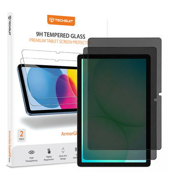2-pack privacy zaštitnih stakala Techsuit ArmorGlass CrystalHD za Samsung Galaxy Tab A9 Plus / Tab A11 Plus