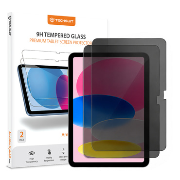2-pack privacy zaštitnih stakala Techsuit ArmorGlass CrystalHD za iPad 10.9 2022 / iPad 2025