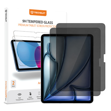 2-pack privacy zaštitnih stakala Techsuit ArmorGlass CrystalHD za iPad Air 11 2024 / iPad Air 11 2025 / iPad Air 11 2026