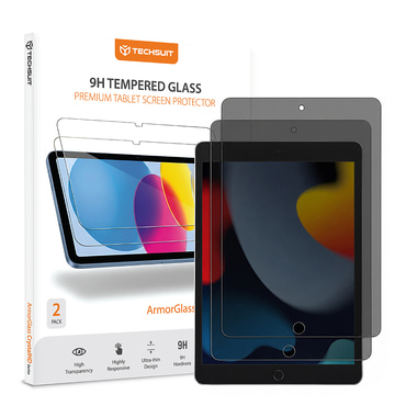 2-pack privacy zaštitnih stakala Techsuit ArmorGlass CrystalHD za iPad 10.2 2019 / iPad 10.2 2020 / iPad 10.2. 2021