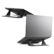 Stalak za prijenosno računalo Spigen "Slim Fold LD201-S6" sa sklopivim i protukliznim dizajnom - black