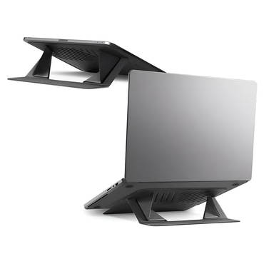 Stalak za prijenosno računalo Spigen "Slim Fold LD201-S6" sa sklopivim i protukliznim dizajnom - black