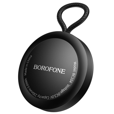 Pametni sledilac Borofone "BC104" kompatibilan s Apple "Find My", do 12 mjeseci autonomije - crn