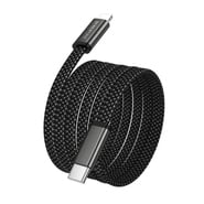 Punjač i podatkovni 30W USB-C na Lightning kabel Borofone "Peace BX124" - 1m - crni