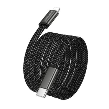 Punjač i podatkovni 30W USB-C na Lightning kabel Borofone "Peace BX124" - 1m - crni