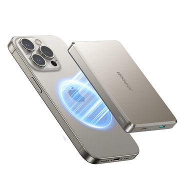 Power bank Joyroom JR-PBM08 Pro 22.5W 10000mAh MagSafe za bežično punjenje 15W + 2x USB-C - titan