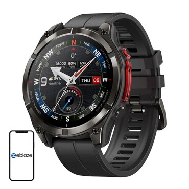 Pametni sat Zeblaze "Stratos 4 Pro" s 1.43" AMOLED zaslonom - black