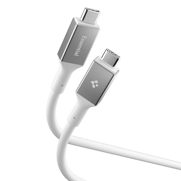 Punjač i podatkovni 240W USB-C na USB-C kabel Spigen "EB24015CC" - 40Gbps - 8K - 1.5m - white