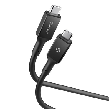 Punjač i podatkovni 240W USB-C na USB-C kabel Spigen "EB24015CC" - 40Gbps - 1.5m - black