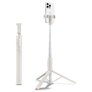 Selfie štap Spigen "S541W" s Bluetooth daljinskim i stabilnim stalkom, 146cm - dune beige