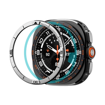 Maskica Spigen "Bezel Tune Pilot" za Samsung Galaxy Watch Ultra 2 - silver