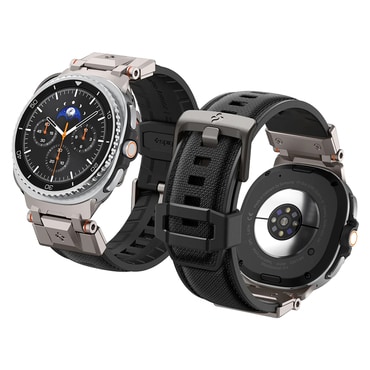 Najlonski remen Spigen "DuraPro Armor" za Samsung Galaxy Watch9 40mm / Watch9 44mm / Watch8 40 mm / Watch8 44 mm / Watch8 Classic 46 mm - black