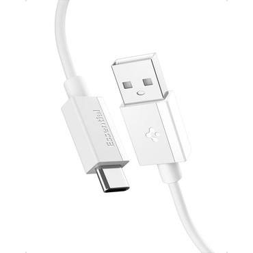 Punjač i podatkovni 60W USB-A na USB-C kabel Spigen "EB6020AC" - 480Mbps - 2m - white