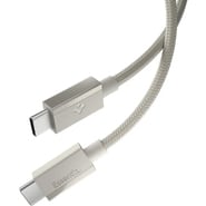Polnilni i podatkovni 60W USB-C na USB-C kabel Spigen "EB6015CC" - 480Mbps - 1.5m - natural titanium