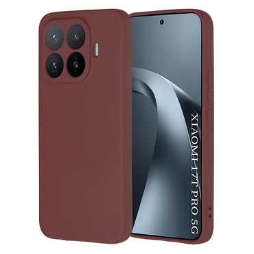 Silikonska maska Techsuit SoftFlex za Xiaomi 17T Pro - plum red