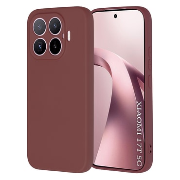 Silikonska maska Techsuit SoftFlex za Xiaomi 17T - plum red