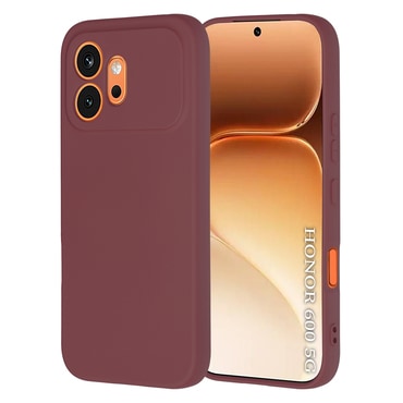 Silikonska maska Techsuit SoftFlex za Honor 600 - plum red