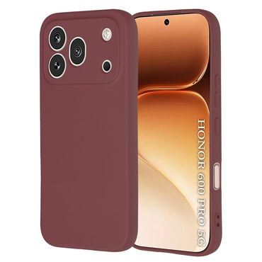 Silikonska maska Techsuit SoftFlex za Honor 600 Pro - plum red