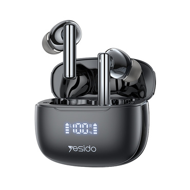 Bluetooth slušalice Yesido "TWS23" BT 5.3 s ANC, Super Bass i 300mAh - crne