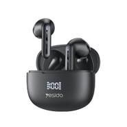 Bluetooth slušalice Yesido "TWS19" BT 5.3 s ENC, LED prikazivačem - crne