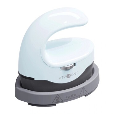 Mini prijenosna toplinska preša HTVRONT "HPM02 Mini4" s više postavki temperature - light blue