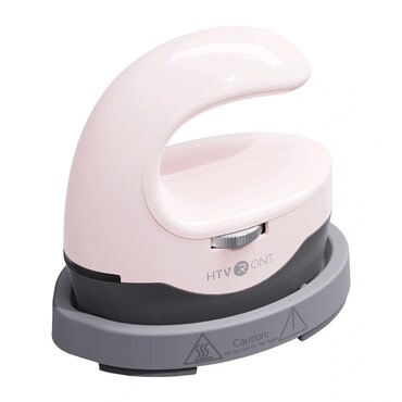 Mini prijenosna toplinska preša HTVRONT "HPM02 Mini4" s više temperaturnih postavki - pink