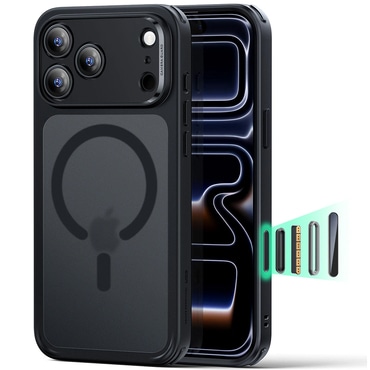 Hibridna maska ESR "Classic Hybrid HaloLock" za iPhone 17 Pro / 18 Pro - frosted black