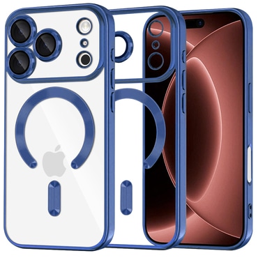 Maskica Techsuit "Luxury Crystal MagSafe" za iPhone 17 Pro Max / 18 Pro Max - deep blue