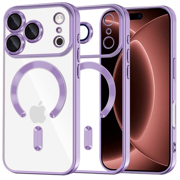 Maskica Techsuit "Luxury Crystal MagSafe" za iPhone 17 Pro Max / 18 Pro Max - light purple