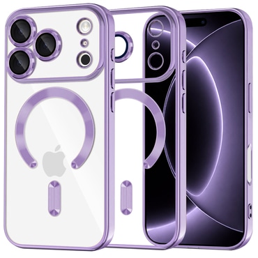 Maskica Techsuit "Luxury Crystal MagSafe" za iPhone 17 Pro / 18 Pro - light purple