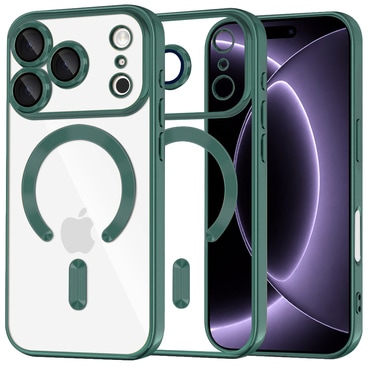 Maskica Techsuit "Luxury Crystal MagSafe" za iPhone 17 Pro / 18 Pro - deep green