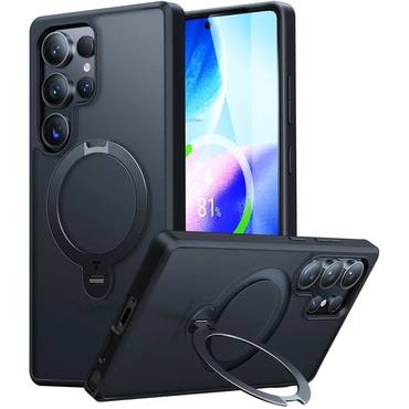 Premium maskica Torras "Ostand Spin MagSafe Series" za Samsung Galaxy S25 Ultra - black