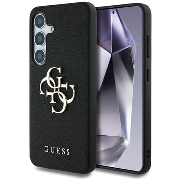 Maskica Guess "Hardcase 4G Grained Big i Classic Logo" za Samsung Galaxy S25 - black