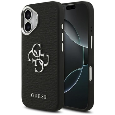 Maskica Guess "Hardcase 4G Grained Big i Classic Logo" za iPhone 17 - black