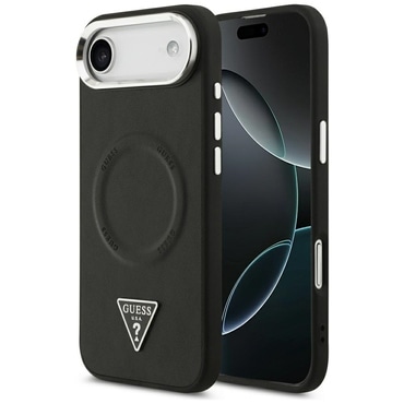 Maskica Guess "Hardcase Triangle Logo MagSafe" za iPhone Air - black
