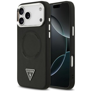 Maskica Guess "Hardcase Triangle Logo MagSafe" za iPhone 17 Pro - black
