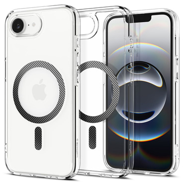 Maska Spigen "Ultra Hybrid Mag" za iPhone 16e / 17e - carbon fiber