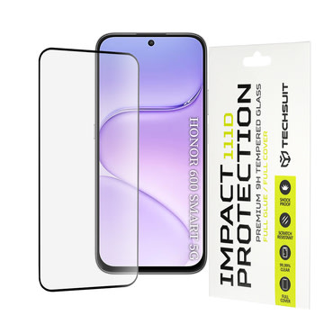 Premium 3D Full Body zaštitno staklo "Techsuit" za Honor 600 Smart - black