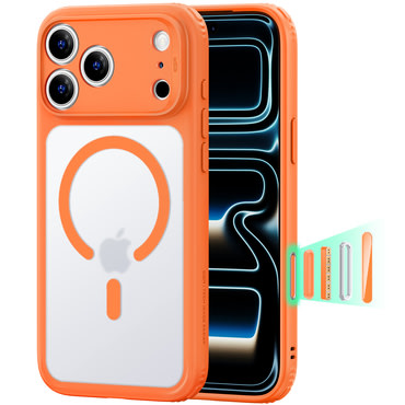 Hibridna maska ESR "Classic Hybrid HaloLock" za iPhone 17 Pro Max / 18 Pro Max - frosted orange