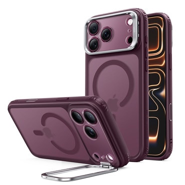 Hibridna maska ESR "Classic Hybrid HaloLock Kickstand" za iPhone 17 Pro Max / 18 Pro Max - frosted deep burgundy