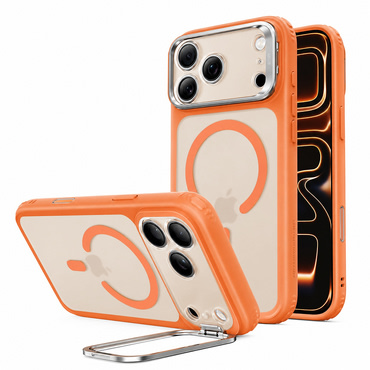 Hibridna maska ESR "Classic Hybrid HaloLock Kickstand" za iPhone 17 Pro Max / 18 Pro Max - frosted orange
