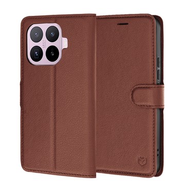 Torbica Techsuit "Leather Folio" za Xiaomi 17T - brown